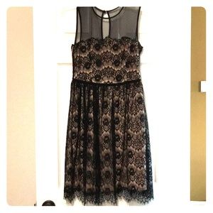 Maggie London black embroidery dress